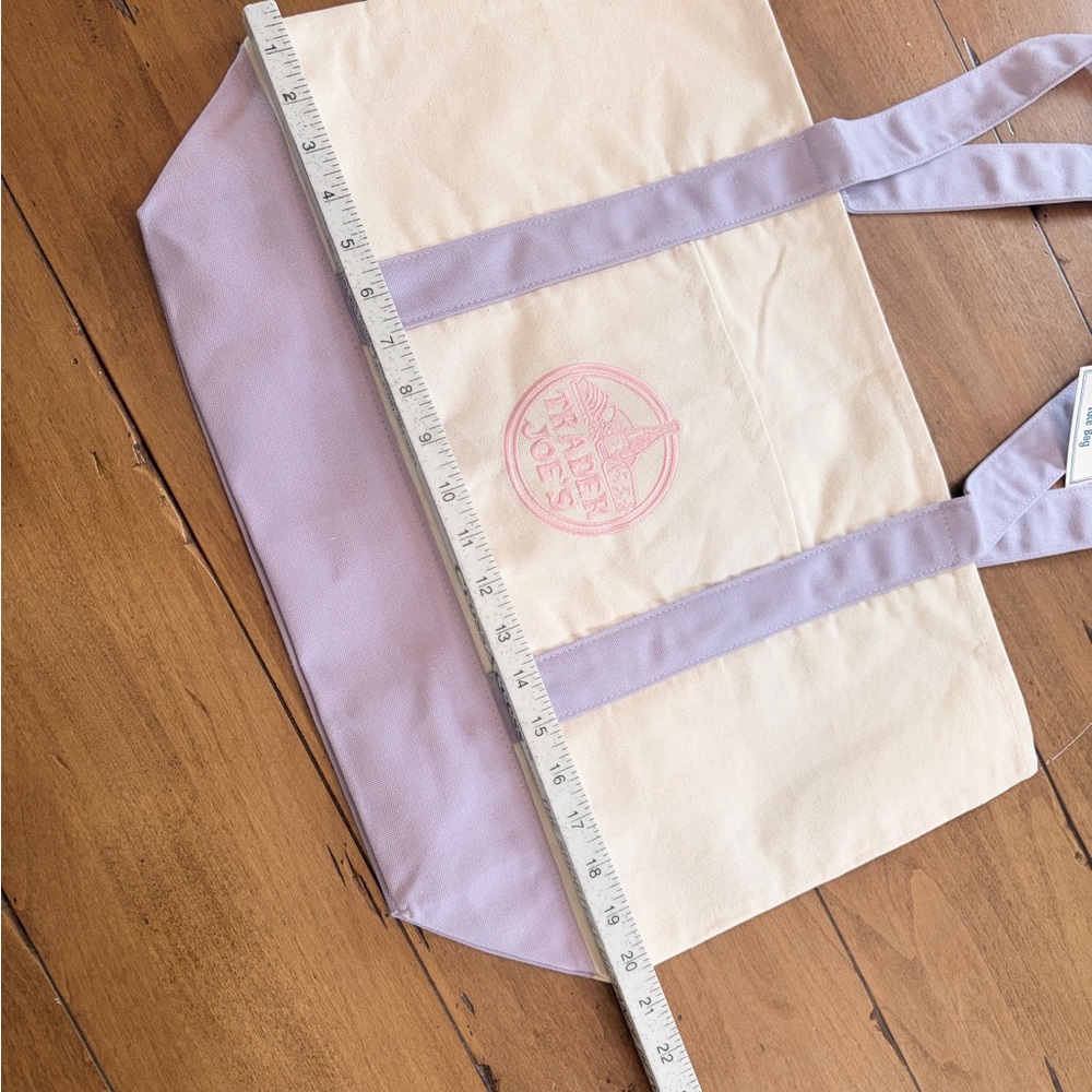 Trader Joe’s Limited Edition Large Canvas Tote Bag - Picture 2 of 4